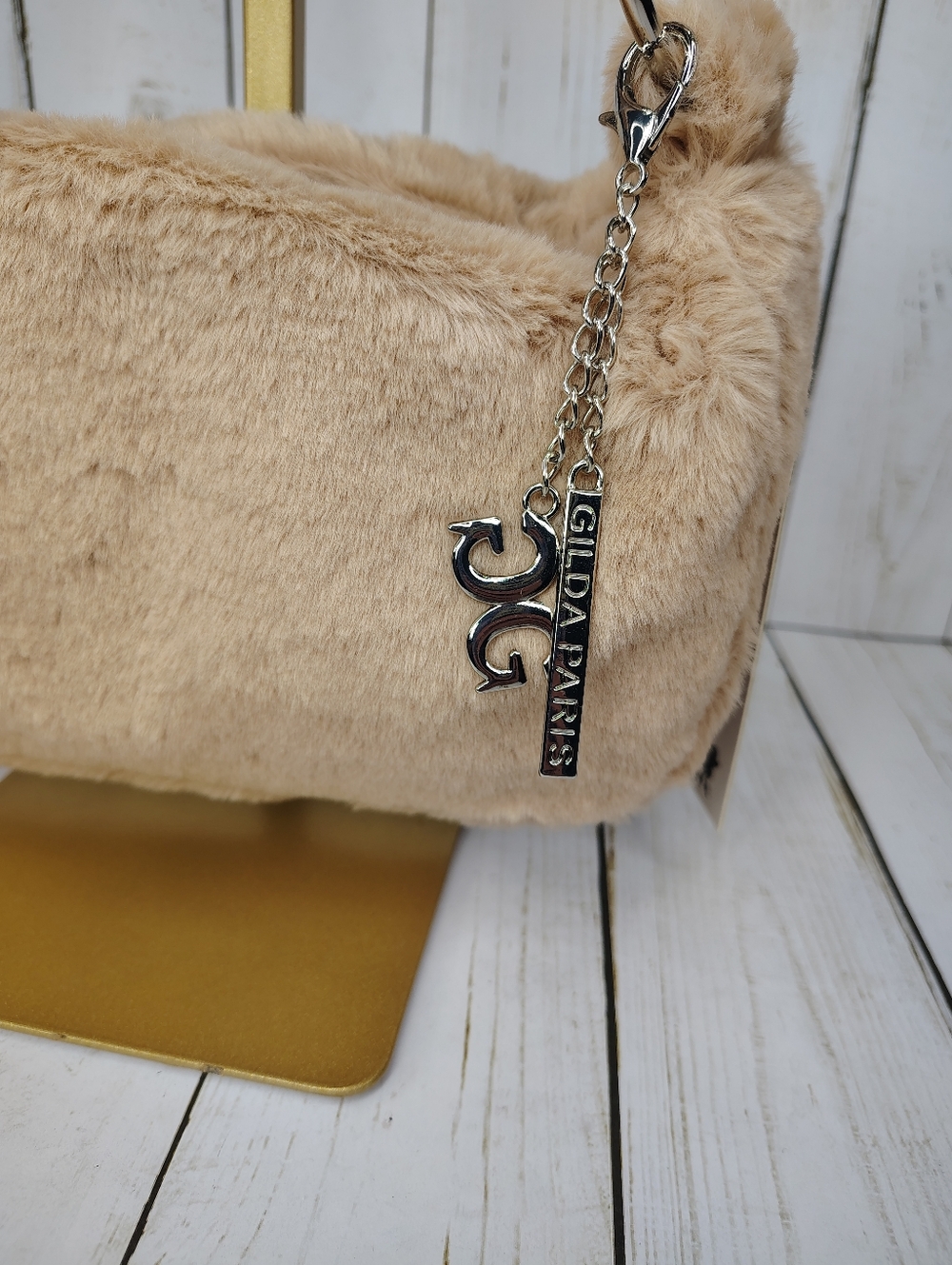 Gilda Paris Fur Shoulder Bag - Picture 4 of 13